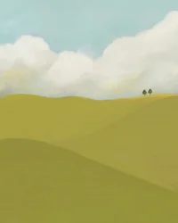 Felhők és mezők, 2018 körül (vegyes technika)