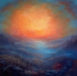 Beyond the Blue, 2021 (olaj, vászon)