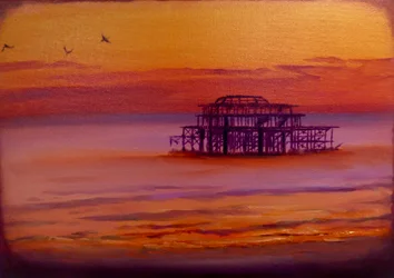 Brighton Glow, 2023 (olaj, vászon)