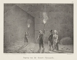 Bejárat a piramisba A Nagy Piramis bejárata (cím a tárgyon) Az Egyptian-Faces harmadik hatosa (sorozat címe) Egyiptomi nézetek (sorozat címe)