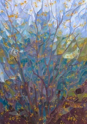 Boszorkánymogyoró virágban, 2015