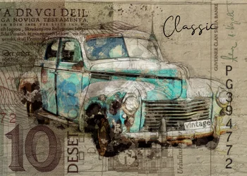 Rusty Teal veterán autó