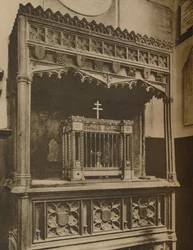 Folyamatosan égő lámpa a Toc H karbantartásához in Allhallows, Barking, 1935.
