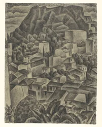 Olasz hegyi falu