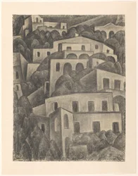 Kilátás Positano-ra