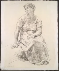 Ülő parasztasszony, c. 1885.