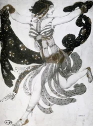 Kleopátra, balett jelmeztervezés, 1909
