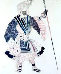 Le Grand Prêtre főpap, balettjelmeztervezés, 1911