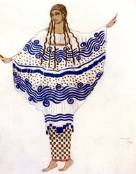 Claude Debussy fauna délutánja, Léon Bakst jelmeze