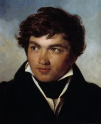 Achille Michallon festő portréja (1796-1822) Leon Cogniet (1794-1880) festménye 19. századi Orleans, Musee des Beaux Arts