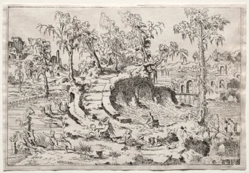 Táj Puttival, c. 1550.
