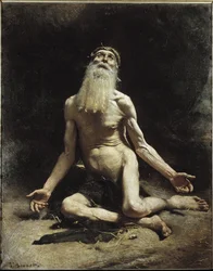 Állás – Leon Bonnat (1833-1922) festménye, olaj, vászon