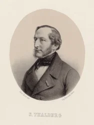 Thalberg Zsigmond zongoraművész és zeneszerző portréja 1812-1871, 1860 körül.