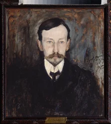 Ivan A Bunin szerző portréja (Ivan A Bunin szerző portréja) - Leonard Viktorovics Turzhansky (1875-1945) festménye, olaj, vászon