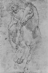 Egy lovas, c1480, 1945