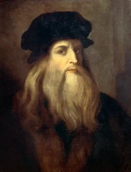Feltételezett önarckép (de Vinci Lucan portréja) - tempera a panelen