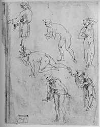 Six Studies of Figures, 1481-1483, 1945