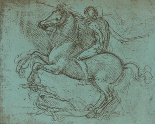 Tanulmány a Sforza-emlékműhöz, c1482-c1499 1883