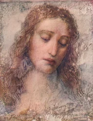 Tanulmány Krisztus fejének az utolsó vacsorához, c1495, 1911