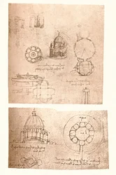 Két építészeti rajz, c1472-c1519 1883