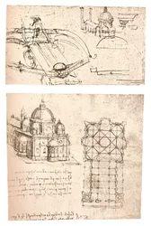 Két templomrajz, c1472-c1519 1883