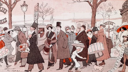 A Boulevard, írta Leonce Burret