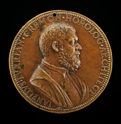 Giannello della Torre cremonai, 1500-1585, mérnök V. Károly szolgálatában előlap.