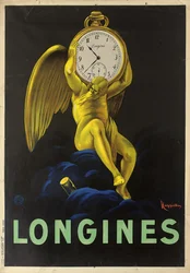 Reklámplakát a svájci Longines óragyártóknak, 1922