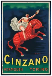 Cinzano Vermouth Torino, 1910.