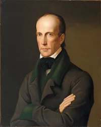 János osztrák főherceg (1782-1859) portréja, készítette Kupelwieser, Leopold (1796-1862). Olajfestmény