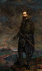 Theodor Herzl portréja (olaj, vászon)