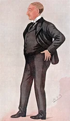 Cecil Rhodes brit születésű dél-afrikai pénzember, államférfi és birodalomépítő, 1891