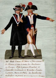Francia forradalom: Jean Sylvain Bailly (1736-1793), a versailles-i alkotmányozó nemzetgyűlés elnökének, majd Párizs városának polgármesterének képviseletében elrendelte, hogy 1791. július 17-én lőjék le a lovasokat, hogy a királyt eldobják a Champsen. -de