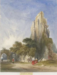 Croxden Abbey: water colour painting, nd [c1830-1840] (painting)