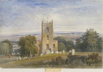 Endon templom: akvarell festészet, és [c 1830-1840] (festmény)