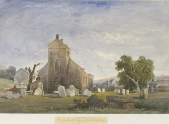 Flash Chapel: akvarell festészet, és [c 1830-1840]