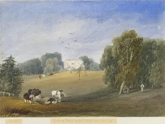Greenway Bank – Hall: akvarell festészet, és [c 1840]