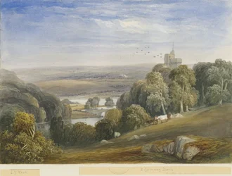 Greenway Bank – Lake: akvarell festészet, és [c 1830-1840]