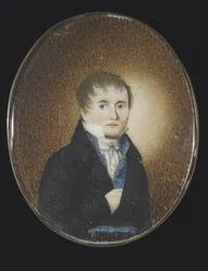 Önarckép, 1810-20 körül (akvarell elefántcsonton)