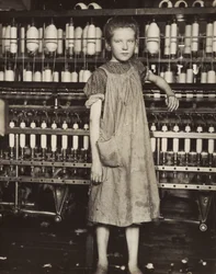 Addie Card, 12 éves. Fonónő egy gyapotfonodában, North Pownal, Vermont