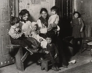 Egy olasz otthon a chicagói Hull House közelében, 1910