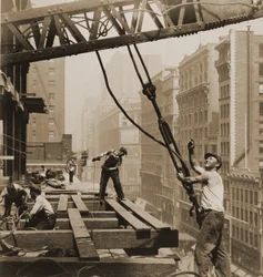 Építőmunkások az Empire State Buildingnél, ca. 1930
