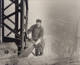 Empire State Building építés alatt, 1930