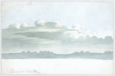 Luke Howard felhőtanulmánya, c 1808-1811