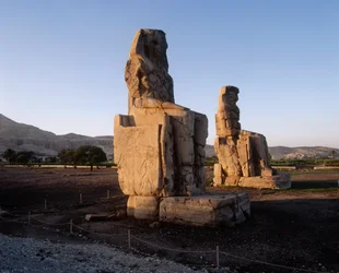 Egyiptom, Luxor kormányzóság, Karnak, Amenhotep szobrai III