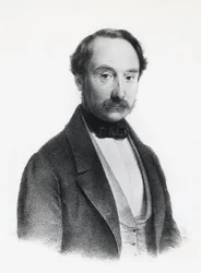 Francesco Rizzoli (1809-1880) olasz politikus, orvos és sebész portréja, metszet