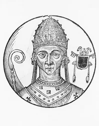 X. János portréja (körülbelül 860-929 körül)