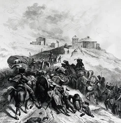 A francia hadsereg átkel a Sierra de Guadarramán, december 22-24