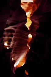 USA, Arizona, Upper Antilop Canyon, Inside Corkscrew Canyon (fénykép)