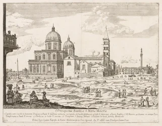 Santa Maria Maggiore Róma város Lourum tájékoztatójából, 1666.